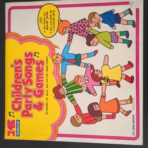 Vintage vinyl Children's Party Songs & Games